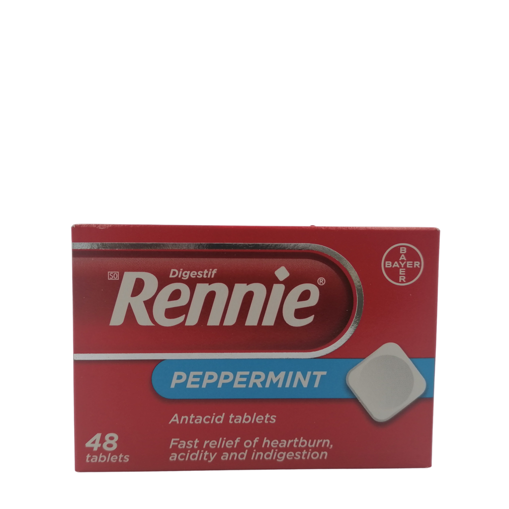 RENNIE PEPPERMINT TABS 48’S – Westham Pharmacy