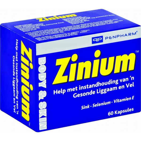ZINIUM CAPS 60'S