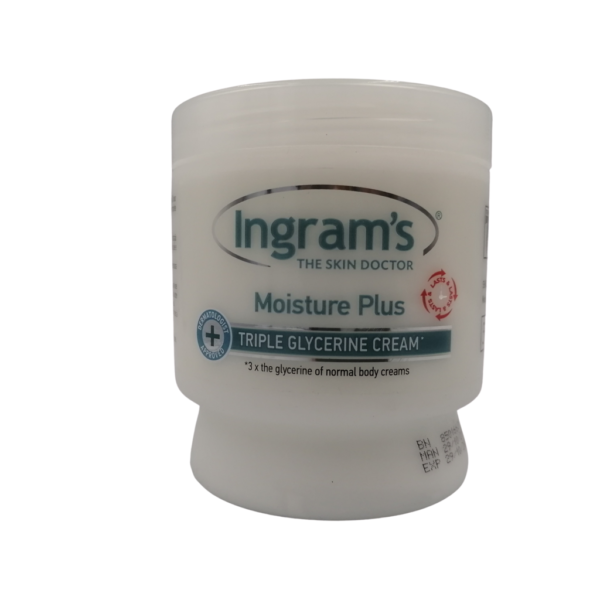 INGRAMS CREAM MOIST PLUS TRIPLE GLYCERINE 500ML Westham Pharmacy INGRAMS CREAM MOIST PLUS TRIPLE GLYCERINE 500ML Westham Pharmacy